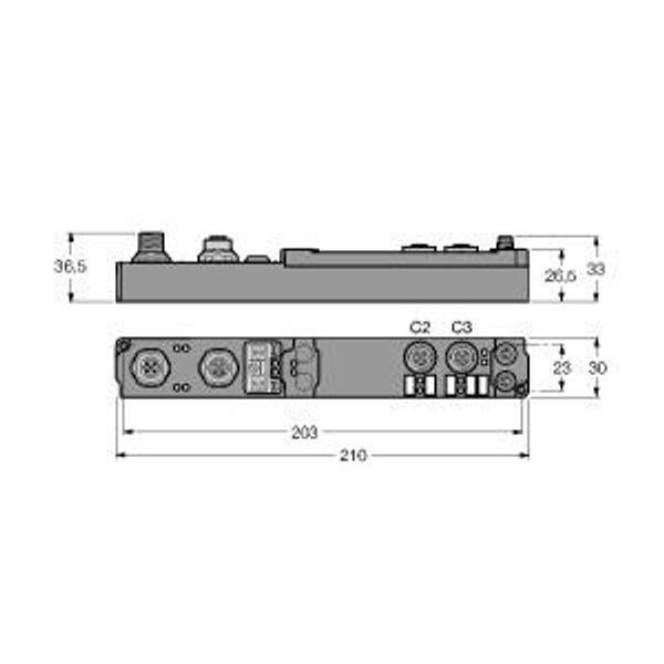 piconet stand-alone module for PROFIBUS-DP 2-channel Pulse Width Modulation (PWM)   SDPB-0002D-1002 image 1