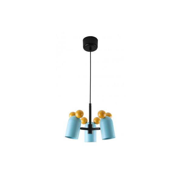 Ceiling luminaire MOUSE II, 2035, max.250V, 50/60Hz, 3*E27, max.25 W, IP20, avg. 30 cm, blue image 1