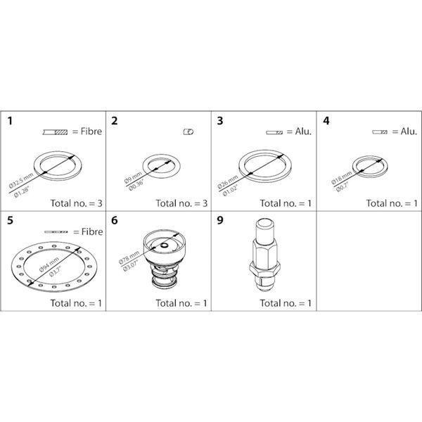 ICS 40  Overhaul kit image 1