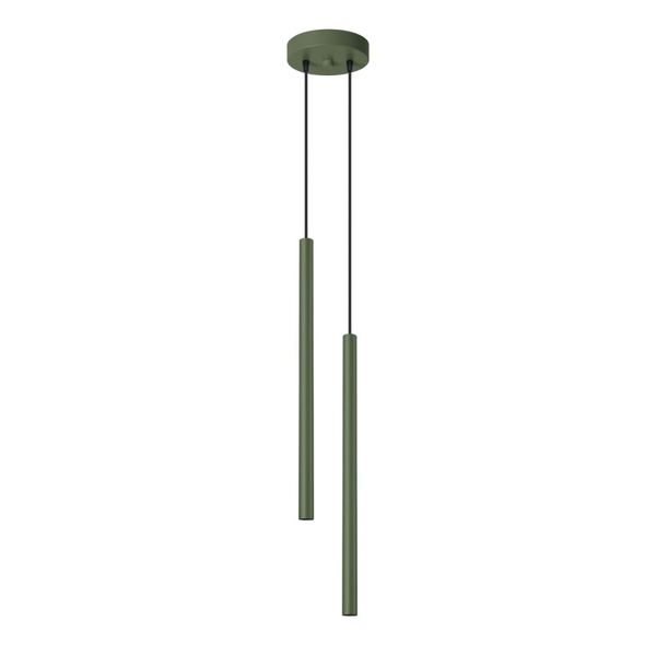 HANGING LAMP PASTELO 2 OLIVE GREEN 2XG9 image 1