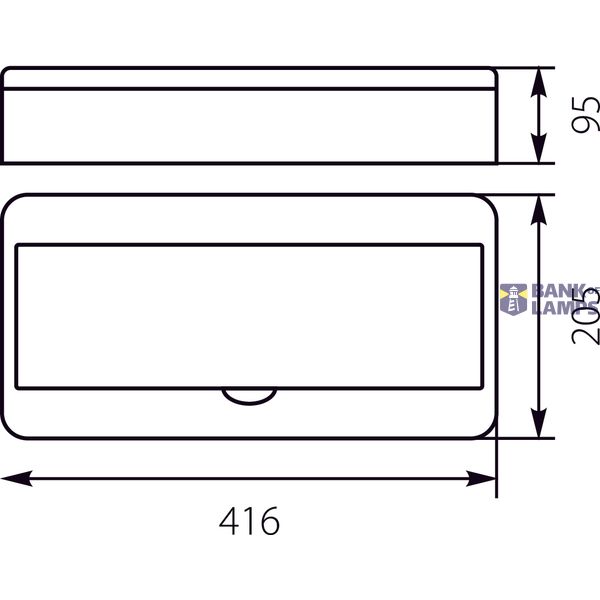 Surface-mounted distribution board RN-18 Fala (N+PE) image 2