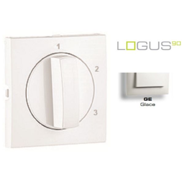 COVER PLATE F/3 POSIT ROTARY SWITCH ICE image 1