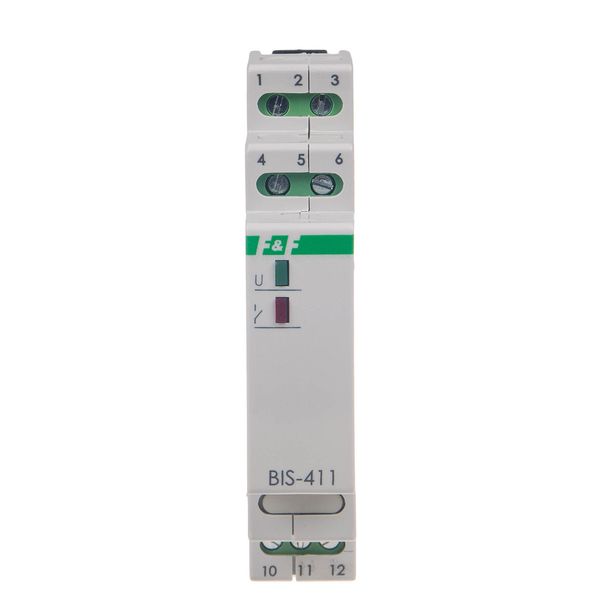 Bistable relay, DIN rail mount, with inrush relay 160A/20ms; BIS-411-LED image 2