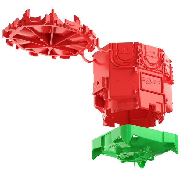 Concr. cnstr., B¹ ceiling junction box 2-part, exit opening Ø 35 mm image 1