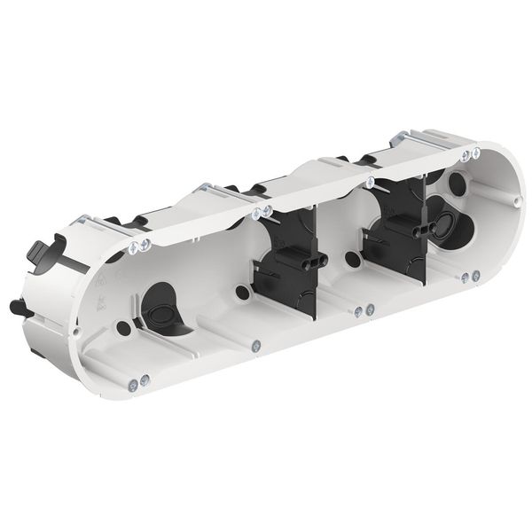Cavity wall four-gang junction box O-range ECON® 4, halogen-free image 1