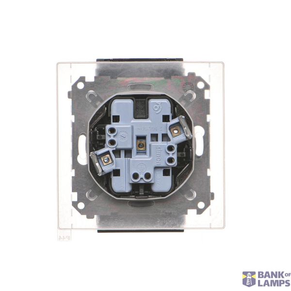 Double IP44 ITC socket cover for Keystone with descriptive field, (module), Bronze matt, metalic image 1