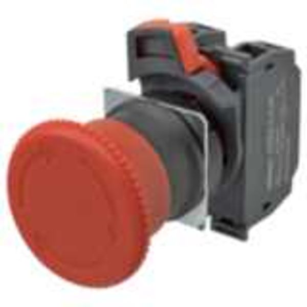 Emergency stop switch, Push-In, non-illuminated, 40 mm dia, push-lock/ A22E0230R image 4