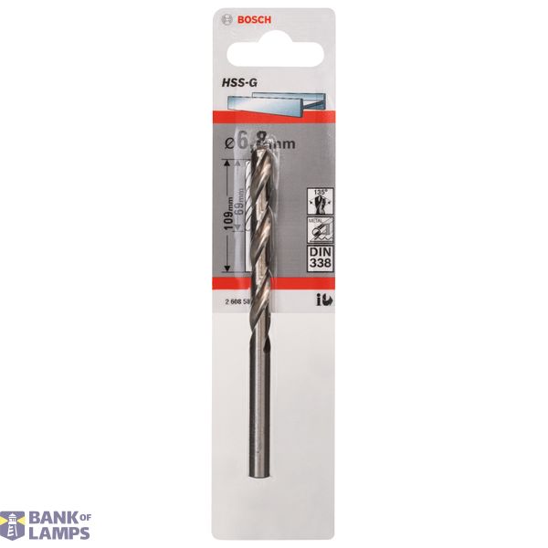 Metal drill bits HSS-G, DIN 338 6,8 x 69 x 109 mm 1 pcs. image 2