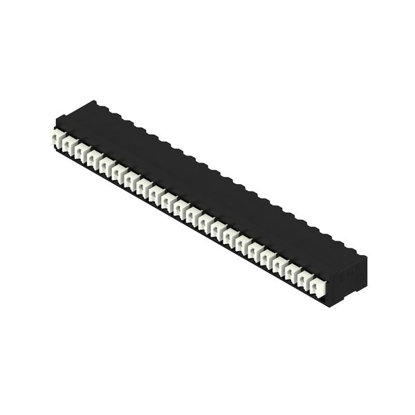 Printed circuit board terminals, 3.81 mm, Number of poles: 22, 90°, Solder pin length (l): 1.5 mm, black, PUSH IN with actuator, Clamping range, max. : 1.5 mm², Tube image 2