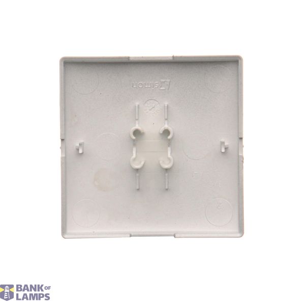 Two-pole switch, (module), 10AX, quick connection, satin, metallized image 1