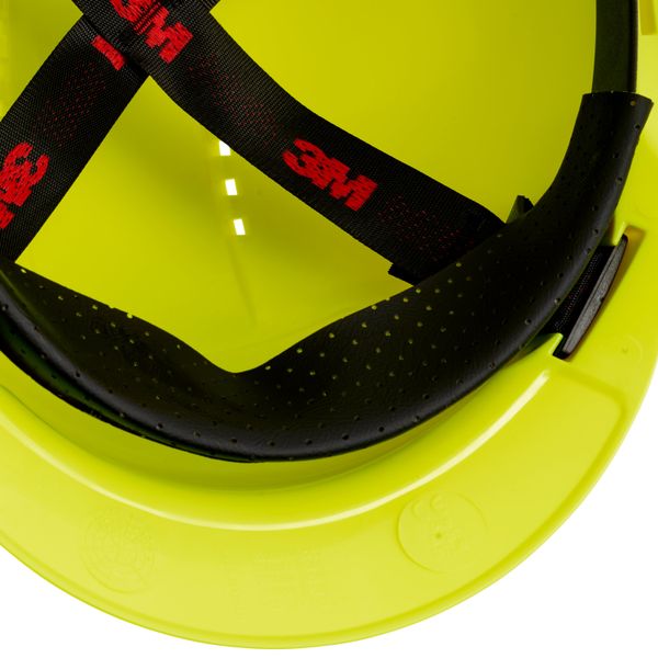 3M™ Hard Hat, Uvicator, Pinlock, Ventilated, Plastic Sweatband, Hi-Viz image 5