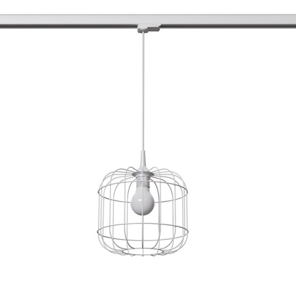HANGING LAMP 3 PHASE CELTA WHITE E27 3000K 7.5W 620LM image 1