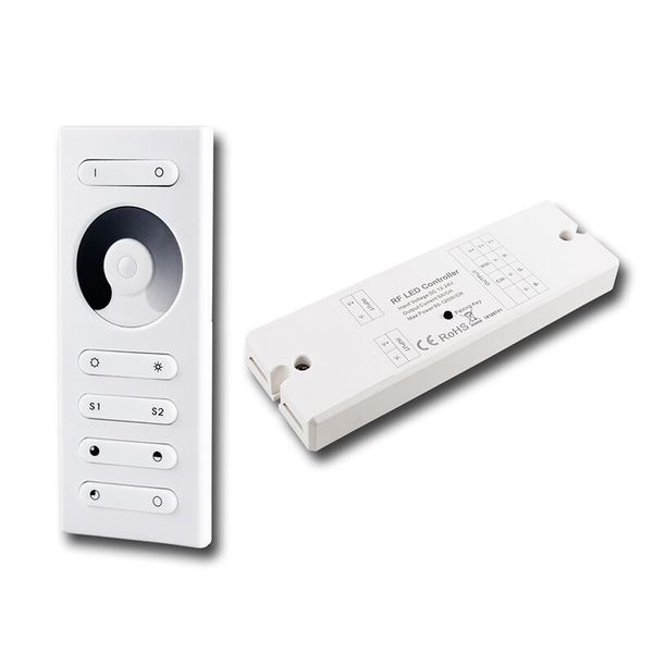 Set RF controller - brightness control, 1 zone, white + receiver image 1