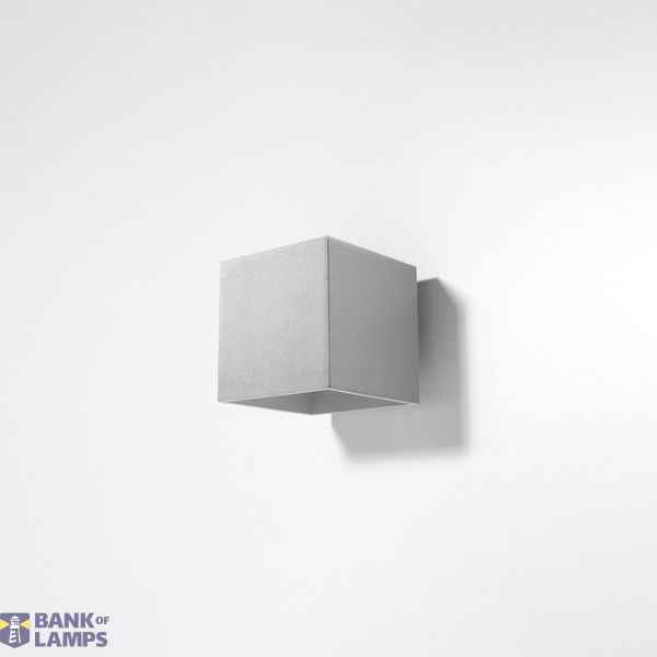 WALL LAMP QUAD 1 GREY G9 1X40W IP20 image 4