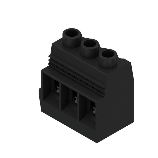 Printed circuit board terminals, 15.00 mm, Number of poles: 3, 90°, Solder pin length (l): 4.5 mm, tinned, Pebble grey, Clamping yoke connection, Clamping range, max. : 50 mm², Box image 4