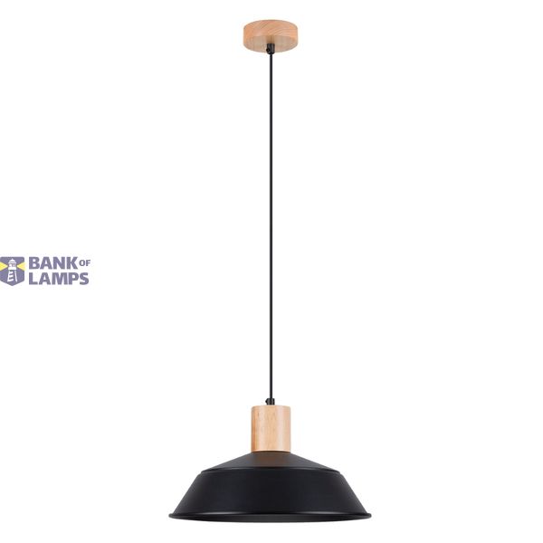 Pendant lamp FANO black image 1