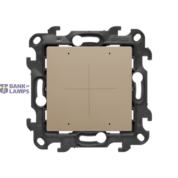 Electronic switch 4-fold, (module), Simon 24, 16A Single-pole 6 A, IP20, champagne matt image 1