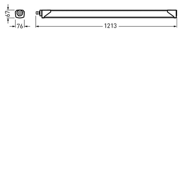 Weather-proof luminaires Deveo Fit Diffuser Grey other ETDD 32W 4000lm Lambertian (L) IP69K IK03 3 SDCM 7542051 image 1