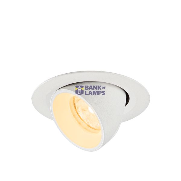 NUMINOS© GIMBLE XS, recessed CL 3000K, 20ø, IP20, round wh image 1