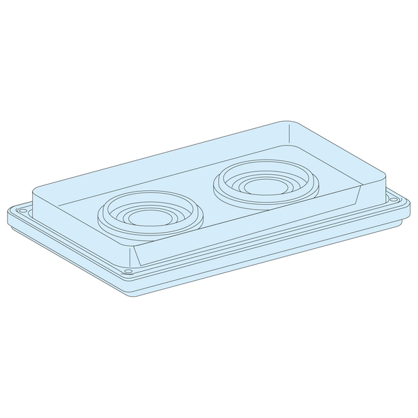 GL.PLATE 2 IN D33-72MM DIR.MOUNT.G IP55 image 1