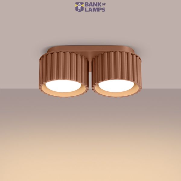 Ceiling lamp AURA 2 mocha Gx53 image 7