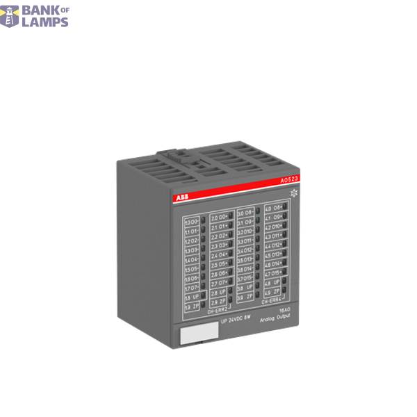 AO523-XC:S500,Analog output module 16AO U/I,12bit+sign,24VDC,2/3-wire, image 1