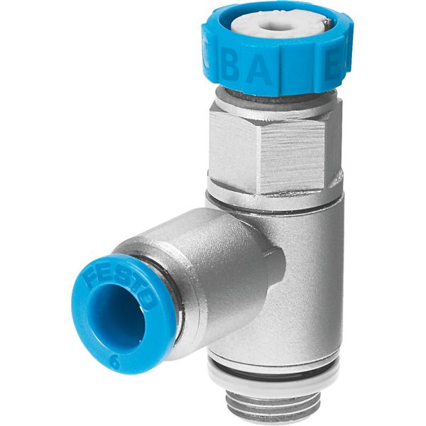 GRLSA-1/4-QS-8 One-way flow control valve image 1