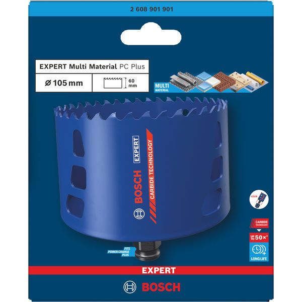 EXPERT Tough Material Hole Saw 105 mm image 3