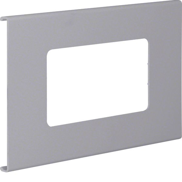 Pre-cut lid 2gang, FB 60150, grey image 1