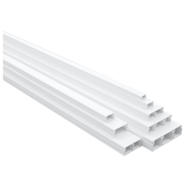 16X10 ADHESIVE TRUNKING WHITE image 1