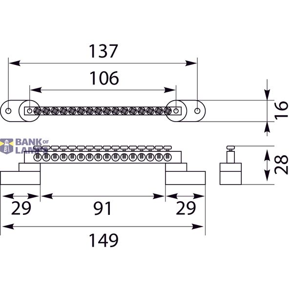 LZPG-16P terminal strip image 2