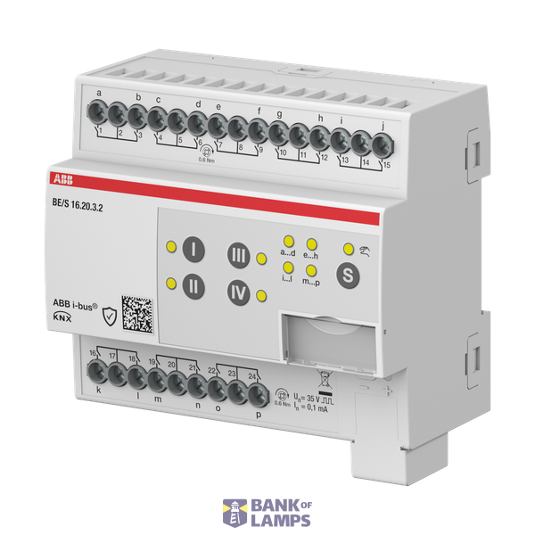 Binary Input, 16-fold, Contact Scanning  Manual Operation, MDRC image 1
