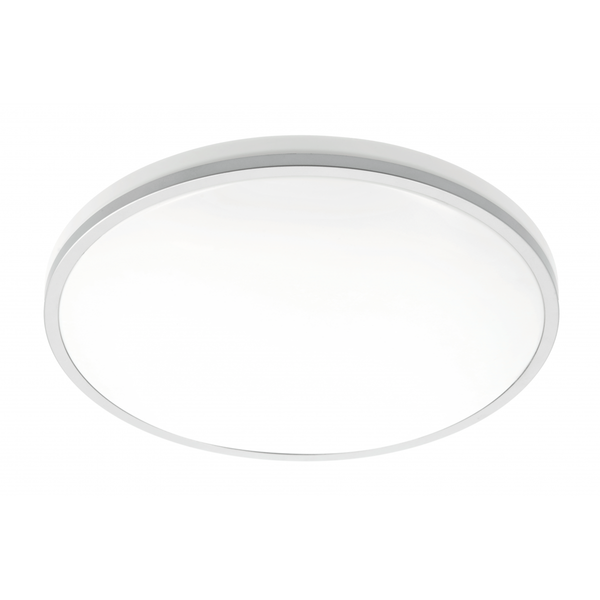 LED luminaire TULA, 24 W, 1680 lm, 4000K, AC180-250V, PF>0.5, IP44, Ø350 mm, gray image 1