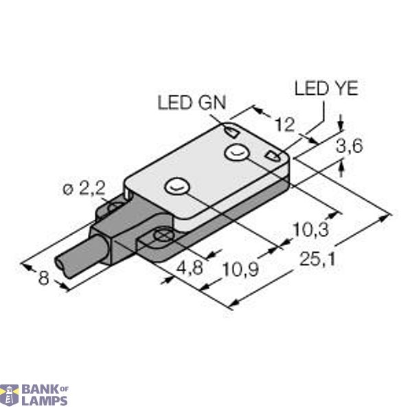 Photoelectric Sensor Convergent Mode Sensor   VS2RP5CV30 image 1