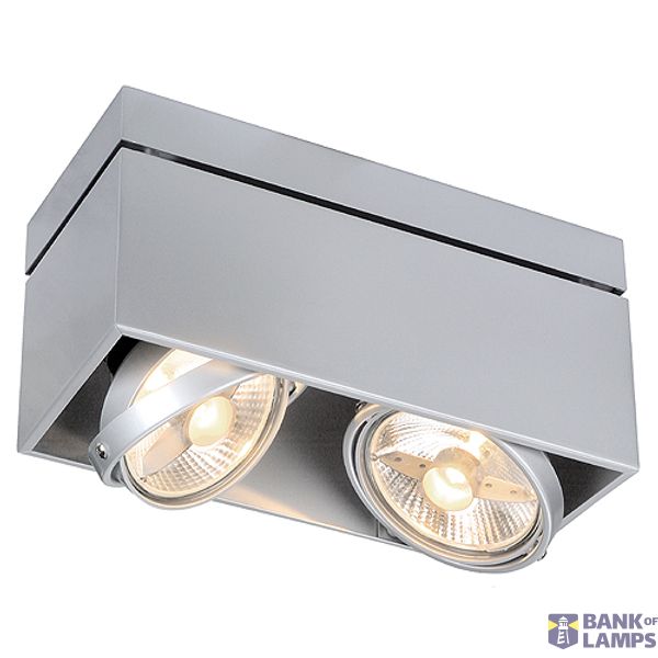 KARDAMOD SURFACE SQUARE ES111 DOUBLE, max. 2x75W, silver image 1