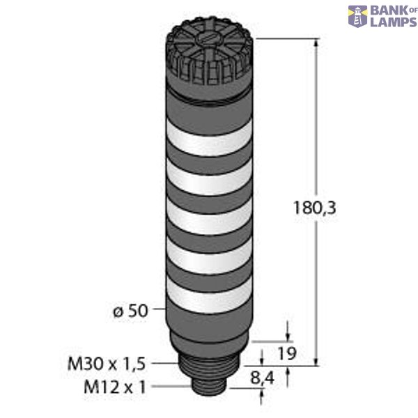 LED Signal Light Tower Light   TL50BL5AKQ image 1