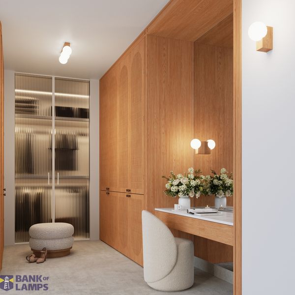Wall lamp BULBO natural wood image 10