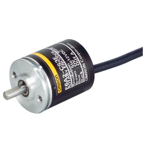 Encoder, incremental, 60ppr, 5-12 VDC, NPN voltage output, 0.5 m cable E6A21008M image 5