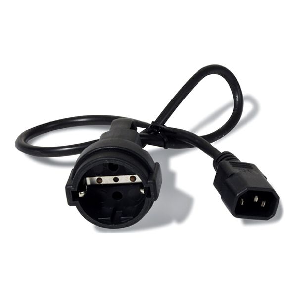 Power Cord, C14 to CEE 7/7 Sch image 1