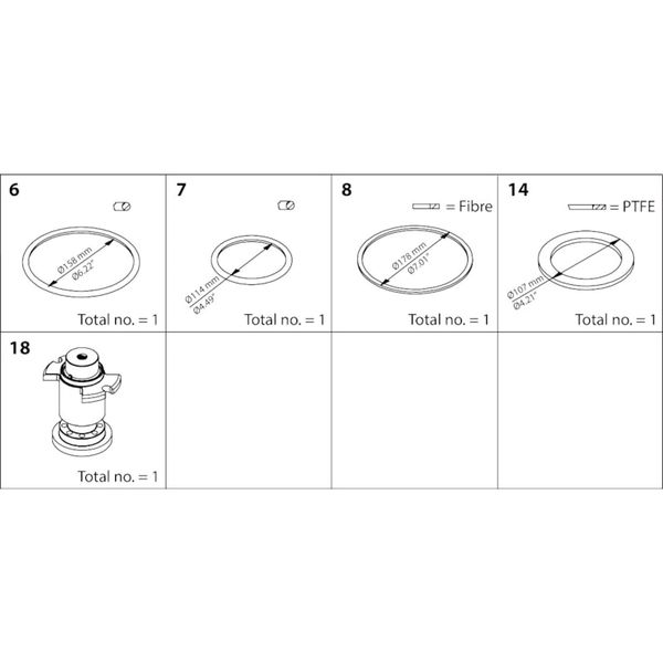 ICM 125  Repair kit image 1