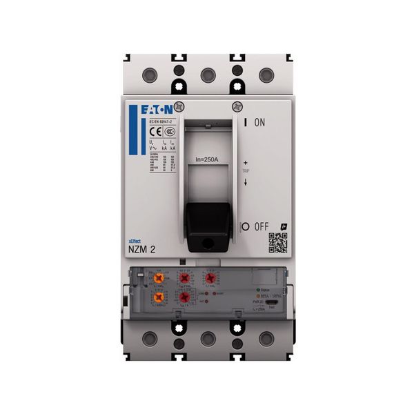 NZMH2-4-VX160 NZM2 PXR20 circuit breaker, 160A, 4p, screw terminal image 8