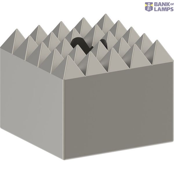 Bush hammer head 60 x 60 mm, 5 x 5 image 1