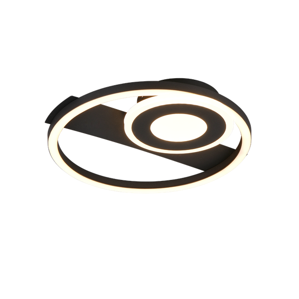 Horus LED ceiling lamp matt black image 1
