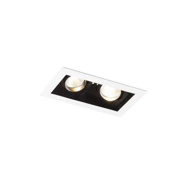 BONDY II recessed white 230V LED 2x7W 24° 3000K image 1