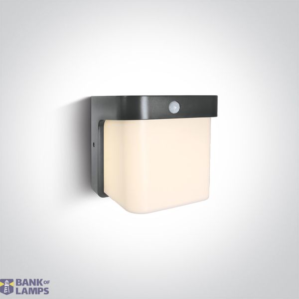 ANTHRACITE WALL SENSOR 12W WW IP54 230V image 1