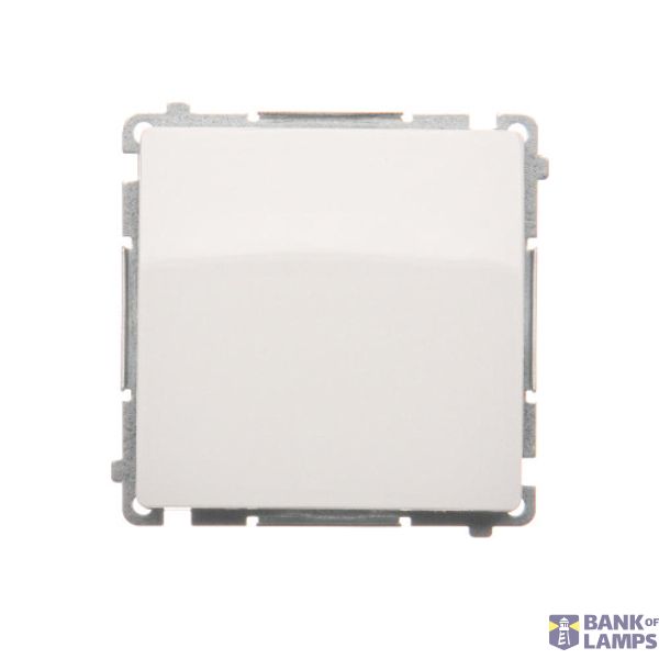Single switch, (module), 10AX, quick connection, white image 1