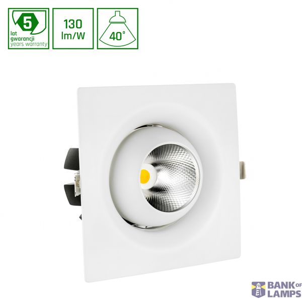 CEL MIRYDA SQUARE 830 27W 230V 40DEG WHITE image 1