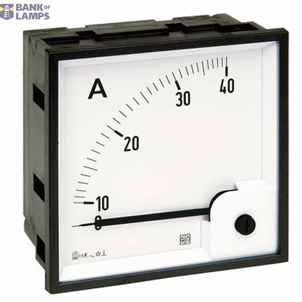 RQ96E - Ammeter AC (thermal-magnetic) - Dimension: 96x96mm - Connection: by CT - Current: 60/5A - Scale: 0÷In image 1
