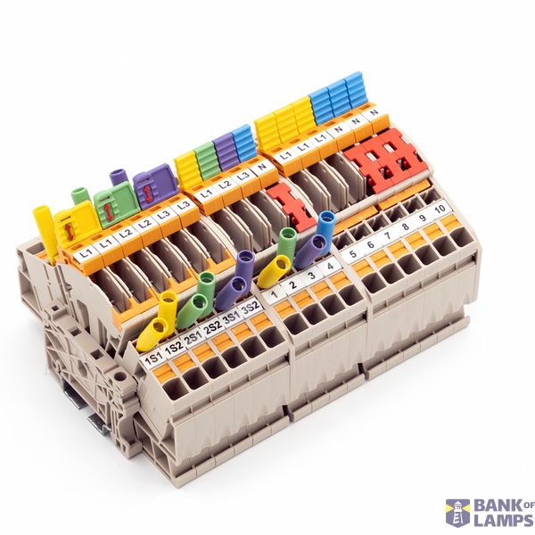 Measuring transformer disconnect terminal, PUSH IN, 30, 32 image 1