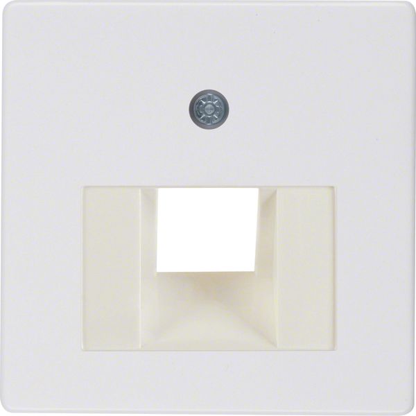 Central plate for FCC soc. out., com-tech, p. white glossy image 3